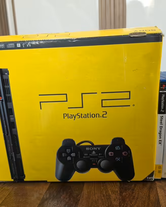PlayStation 2 con accessori e giochi
