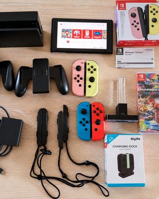 Nintendo Switch completa + Mario Kart e Custodia