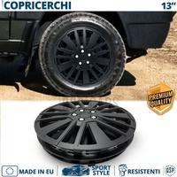 Copricerchi per FIAT 13'' NERE con 15 Razze