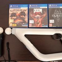 playstation move, aim controller, e skyrim VR PS4