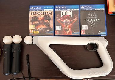 playstation move, aim controller, e skyrim VR PS4