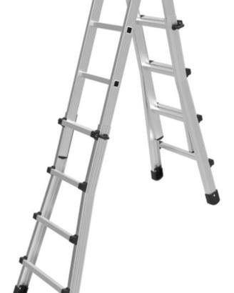 Scala telescopica in alluminio Marchetti Black - p