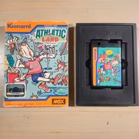 Msx Computer Retrogame Konami Athletic Land 1984