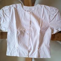 Camicia con maniche a palloncino 
