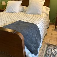 Letto matrimoniale vintage anni 50