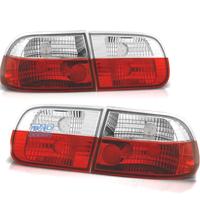 FANALI HONDA CIVIC 91-95 3D ROSSO BIANCO LEX