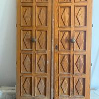 Portone in legno massell