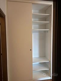 Armadio bianco doppia anta scorrevole
