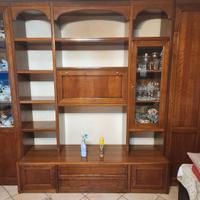 Parete attrezzata-specchi ingresso-Capodimonte