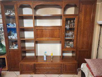 Parete attrezzata-specchi ingresso-Capodimonte