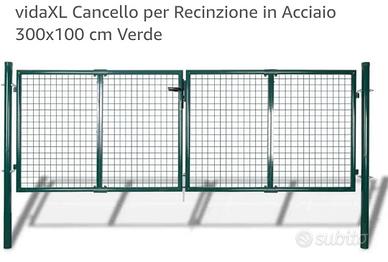 3 x kit comp recinzione+portone macchina+cancello 