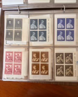 Album francobolli poste vaticane