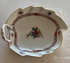 Foglia porcellana Herend decoro "Chinese Bouquet".