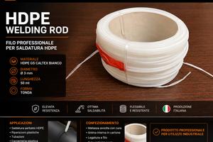 Tondo hdpe per saldatura