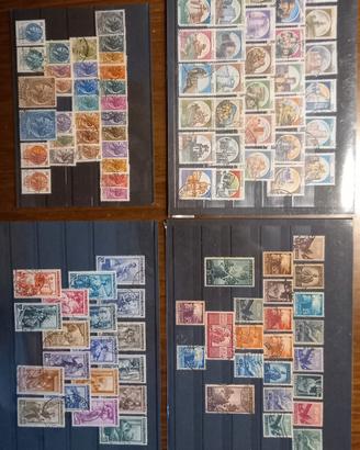 Francobolli italiani 4 serie complete 