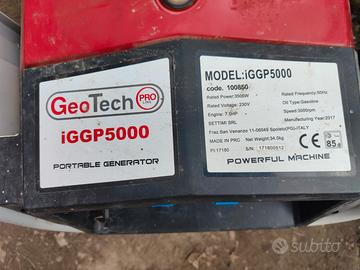 Generatore corrente 4 kW monofase