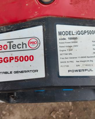 Generatore corrente 4 kW monofase