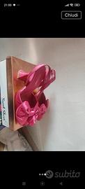 scarpe fucsia con fiocco 