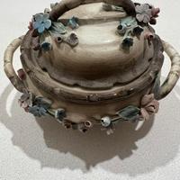 Vasetto porcellana Capodimonte