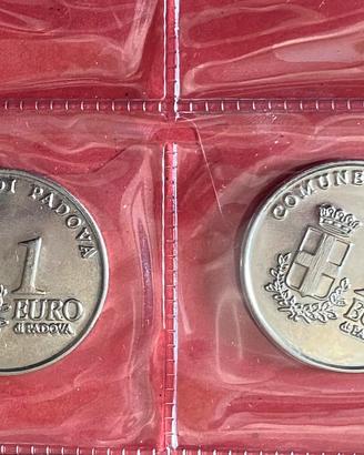 Monete da 1 EURO del Comune di PADOVA