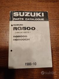 Catalogo Ricambi Originale Suzuki RG Gamma 500 2t