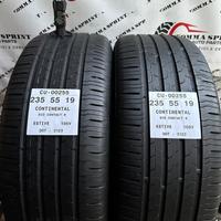 2 PNEUMATICI 235/55 R19 CONTINENTAL ESTIVE 70%