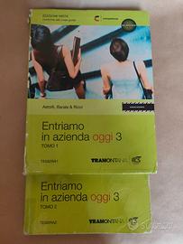 Libri Entriamo in Azienda Oggi 3,tomo 1 e 2