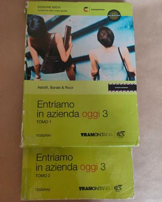 Libri Entriamo in Azienda Oggi 3,tomo 1 e 2