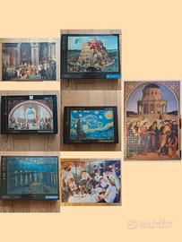 7 Puzzle Museum Art Clementoni-Ravensburger 1000/1