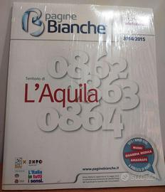 Pagine Bianche L'Aquila 2014-2015 NUOVO Sigillato