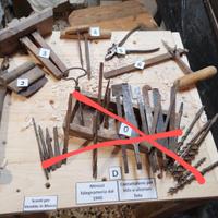 Attrezzi falegnameria antichi vintage