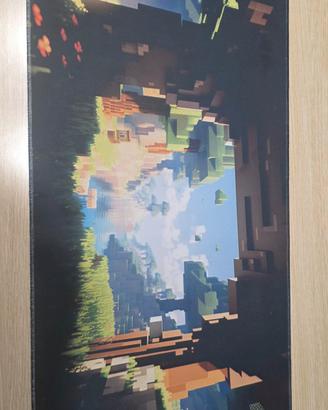 Tappetino Mouse Keyboard XXL Minecraft 
