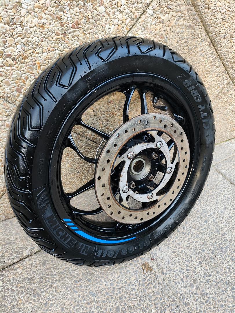 Cerchi Bici 27.5-Inch Ruote Bicycle Wheel Posteriore, Doppia Parete MTB Rim Quick Release Ruote Freni - Foto 8