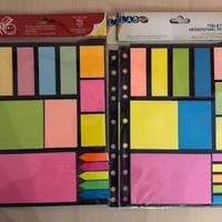 post-it  per quaderno ad anelli