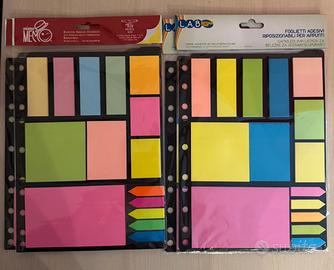 post-it  per quaderno ad anelli