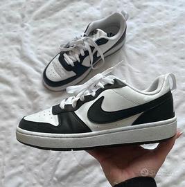 Nike Dunk Low Donna 38 Panda Nere e Bianche Nuove
