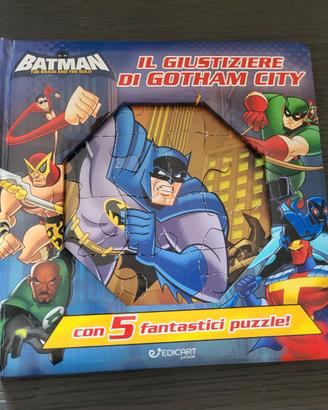 Libro puzzle Batman Il giustiziere di Gotham 2017