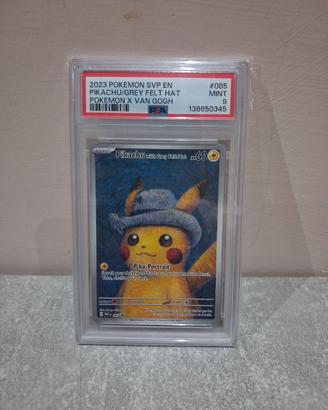 Pikachu with grey PSA 9
