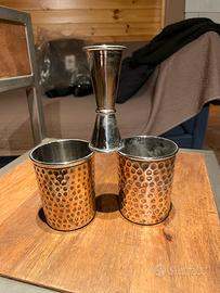 BICCHIERI IN RAME  DISHOOM LONDON with Jigger