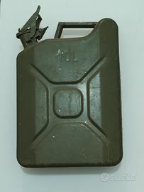 vecchia tanica 10 litri in metallo