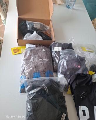 Maglie e tuta xl ciclisti più accessori 