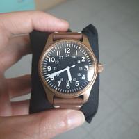 Orologio automatico field in bronzo