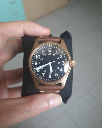 Orologio automatico field in bronzo