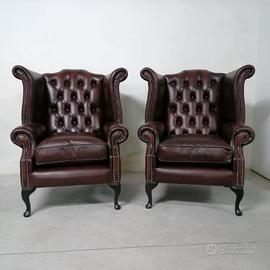 Coppia poltrone chesterfield....chester nuovi 