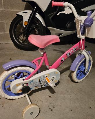 bici bambina minnie