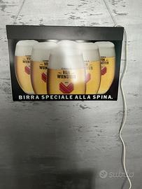 Insegna luminosa pubblicitaria birra von Wunster