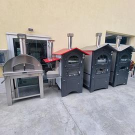 FORNO A LEGNA DA ESTERNO CON BARBECUE FONTANA ROSS