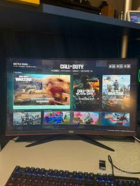 Monitor Curvo 27” FHD AOC C27G2ZU 240hz 0.5ms