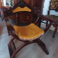 sedia savonarola tipo antica