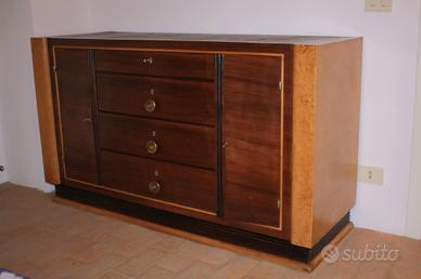 credenza anni 30 40 deco cassettiera